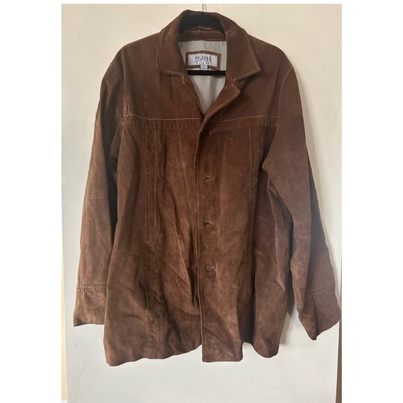 Wilsons Leather Other - Wilsons Leather Vintage Y2K Brown Leather Suede M. Julian Jacket Size L Large